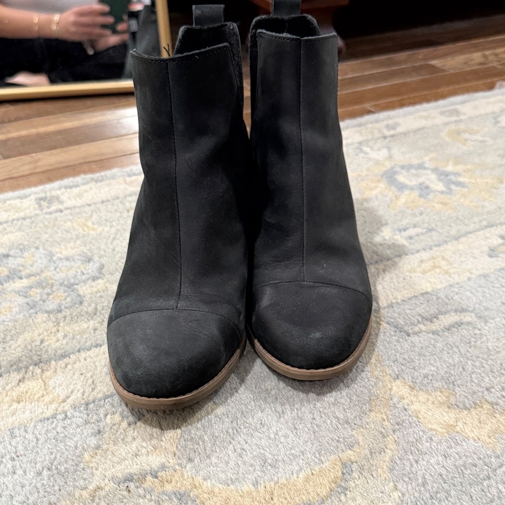 Toms Black Ankle Booties
